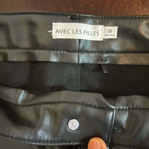 Leather high waist skinny jeans - Picture 2 of 3